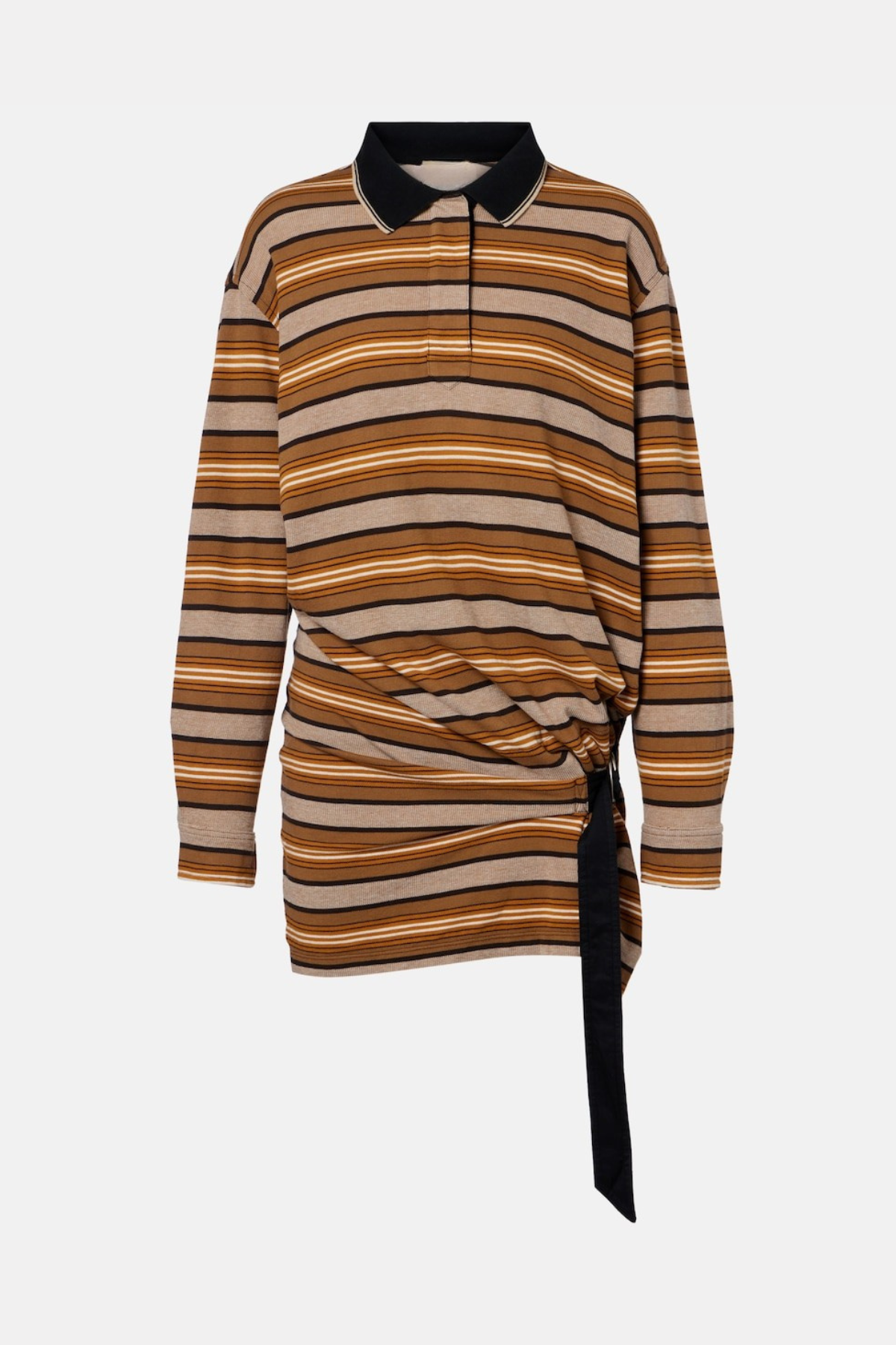 Circera Stripe Mini Polo Dress