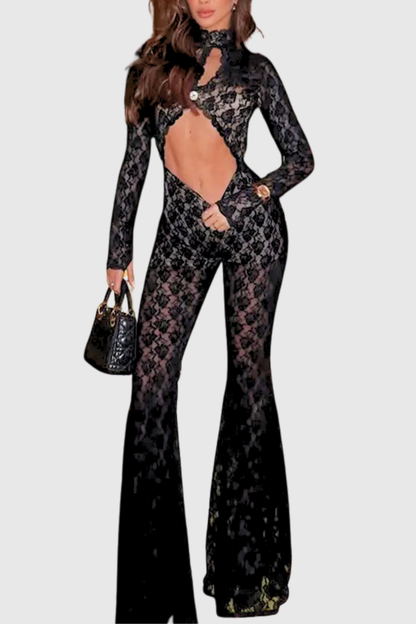 Clarke Lace Cutout Jumpsuit