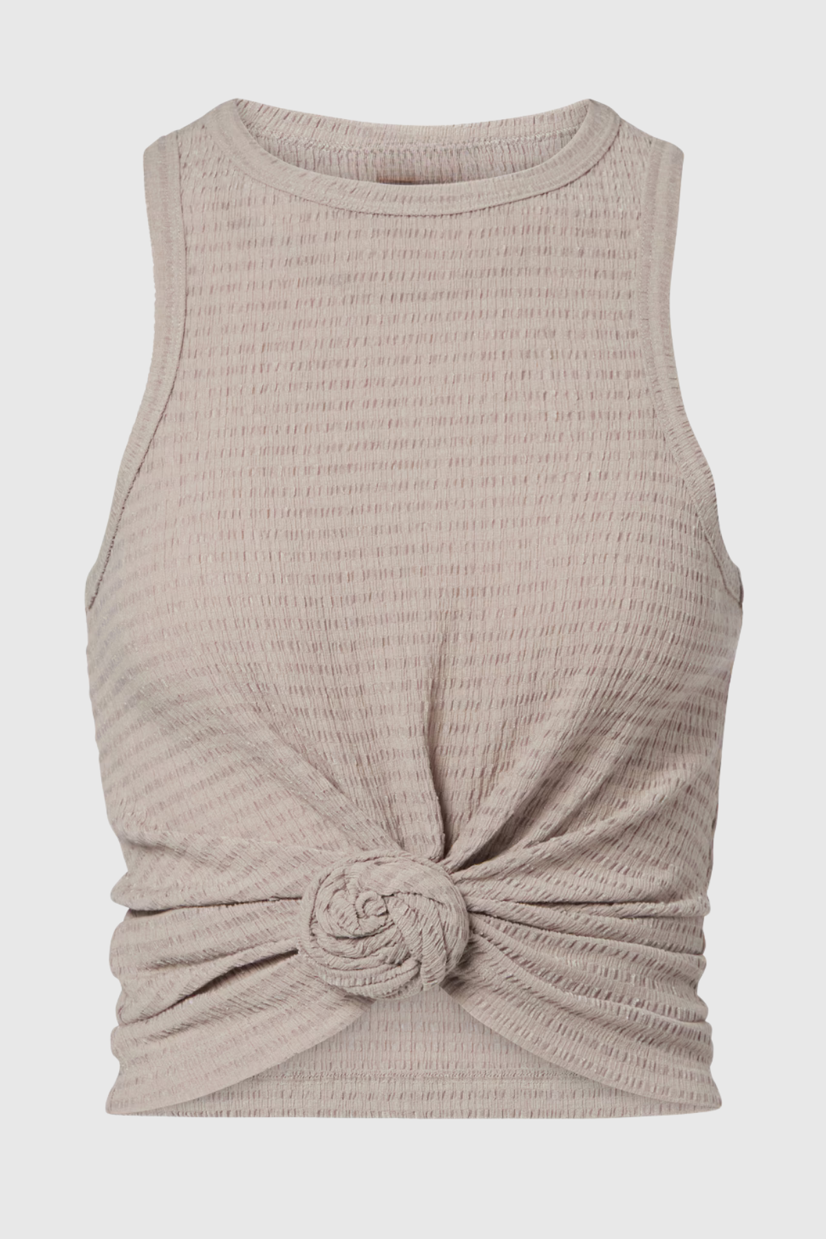 Claudas Knotted Top - Grey