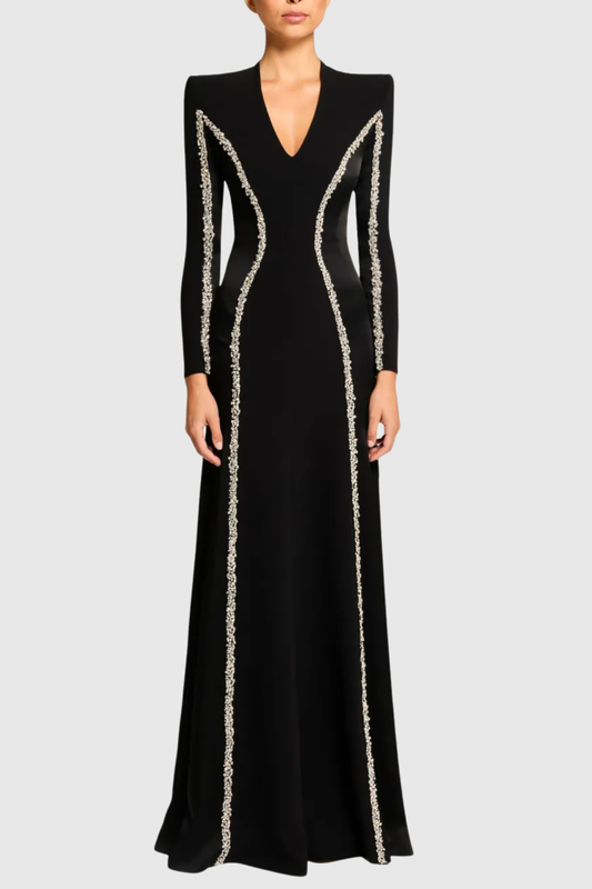 Codiya Crystal Embellished Maxi Dress