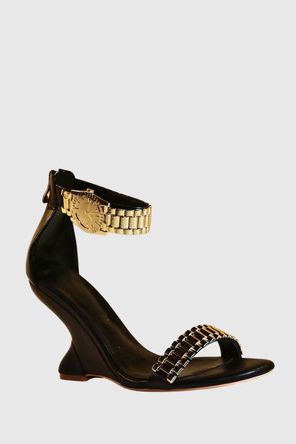 Colera Watch Strap Wedge Sandals
