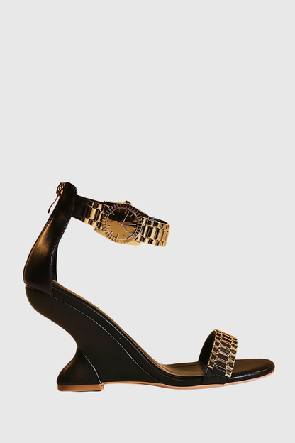 Colera Watch Strap Wedge Sandals