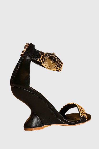 Colera Watch Strap Wedge Sandals