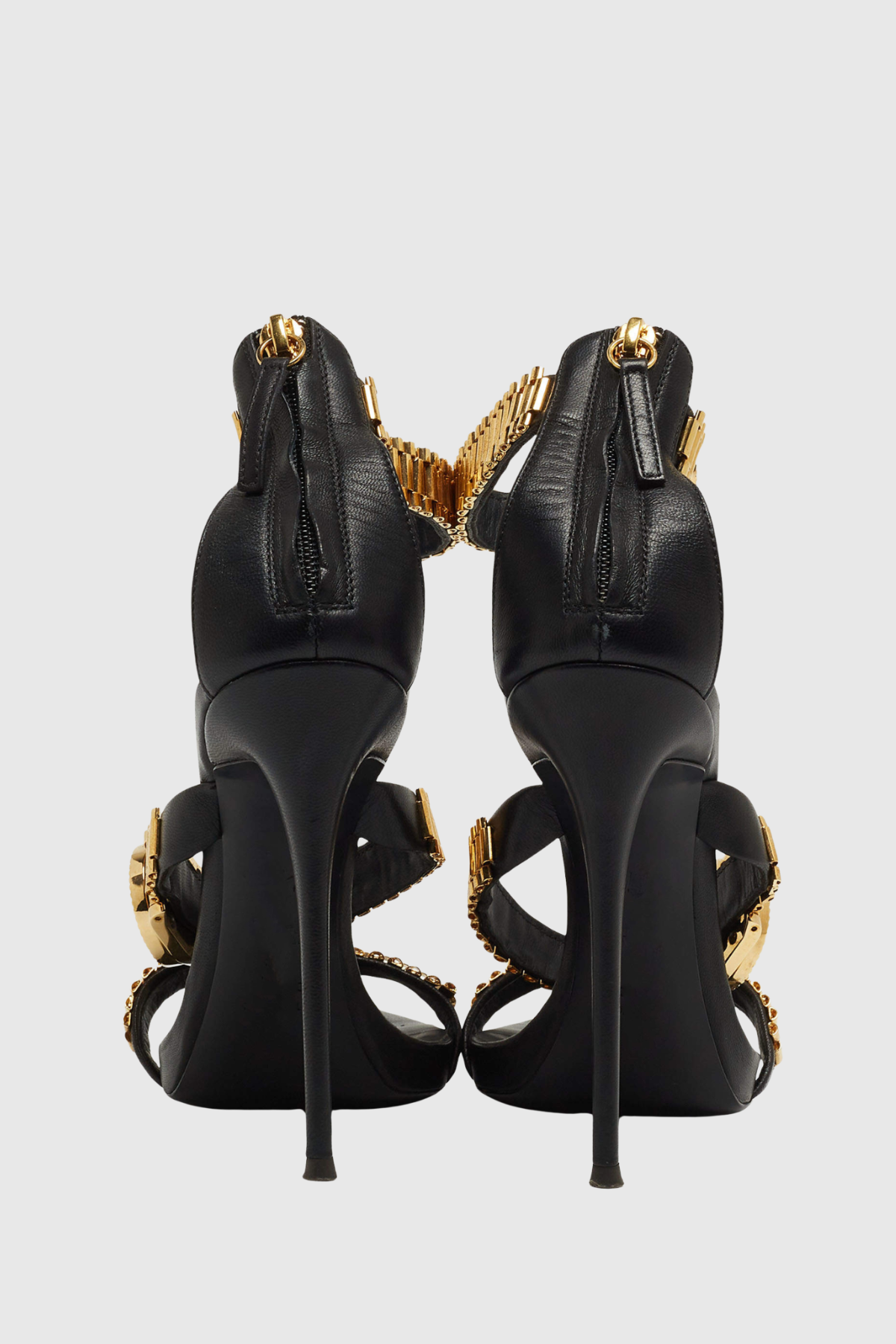 Colera Watch Strap Sandals - Black