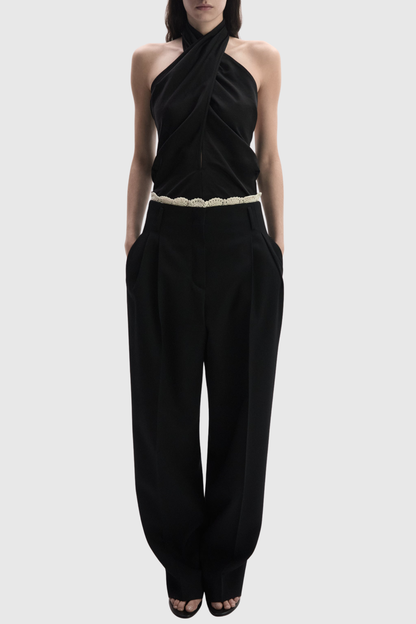Cometa Lace Trim Trousers