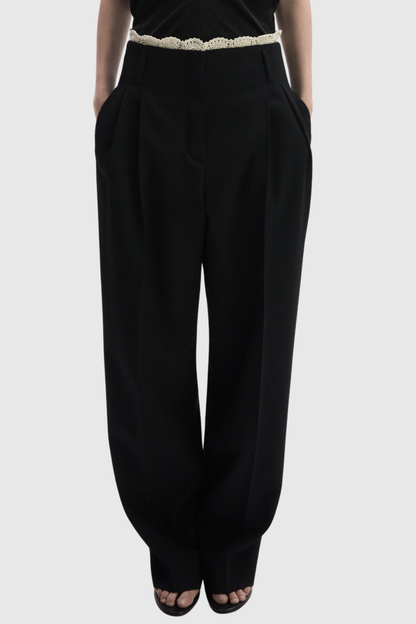 Cometa Lace Trim Trousers