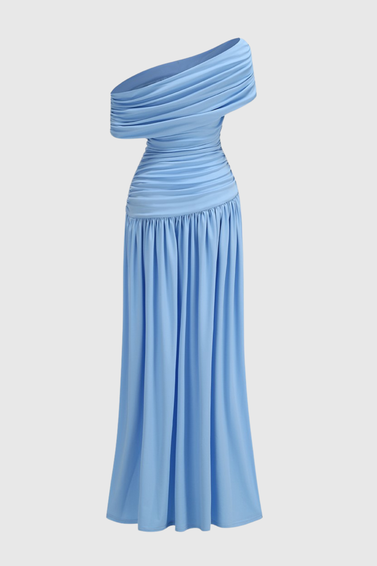 Coraha Off Shoulder Ruched Maxi Dress