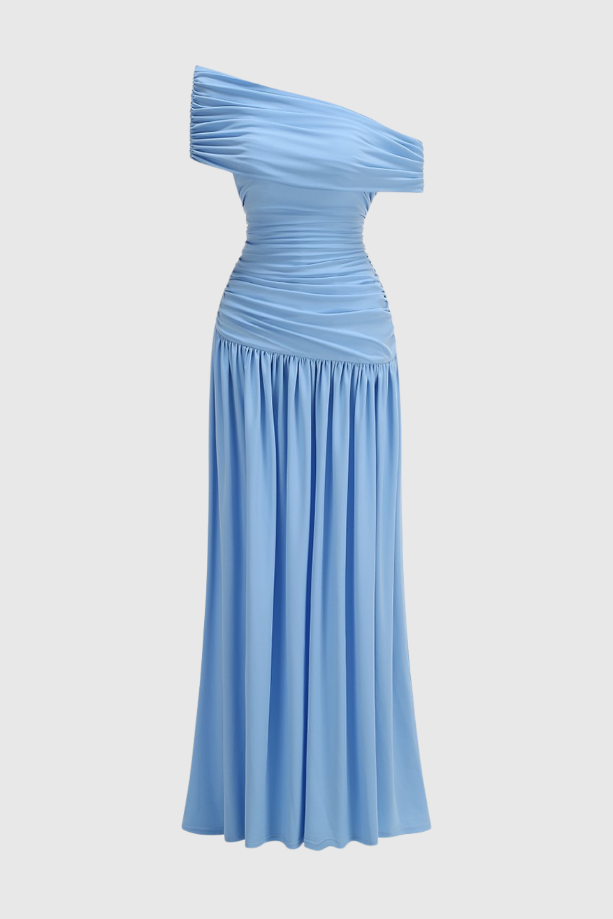 Coraha Off Shoulder Ruched Maxi Dress