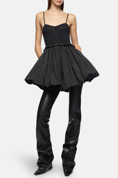 Cosie Flared Bubble Mini Dress