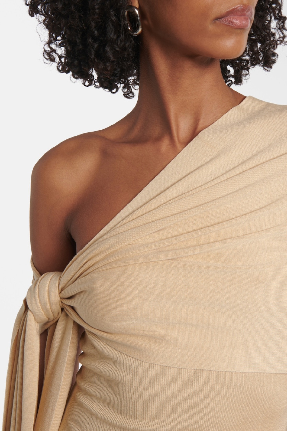 Cullen One Shoulder Draped Mini Dress