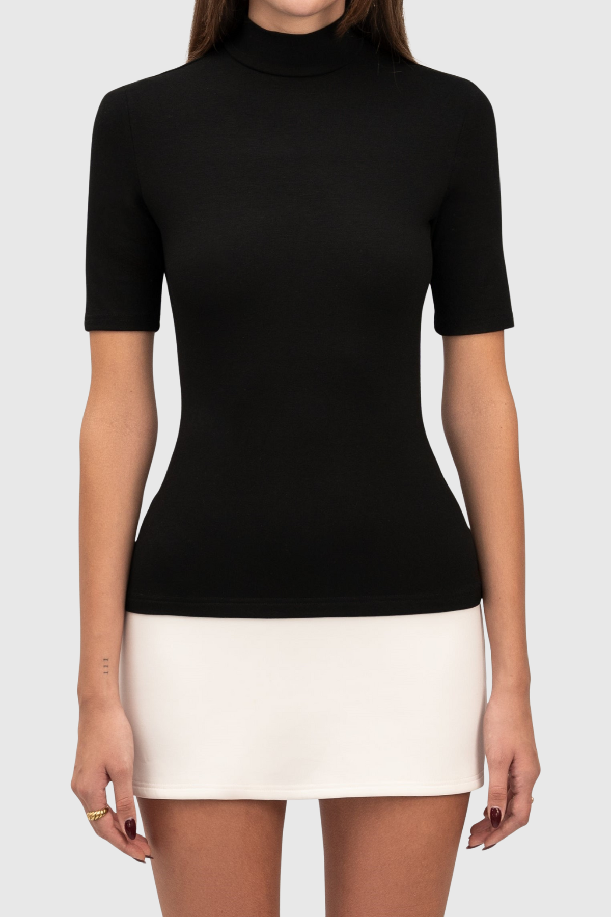 Danra Contrast Mini Dress