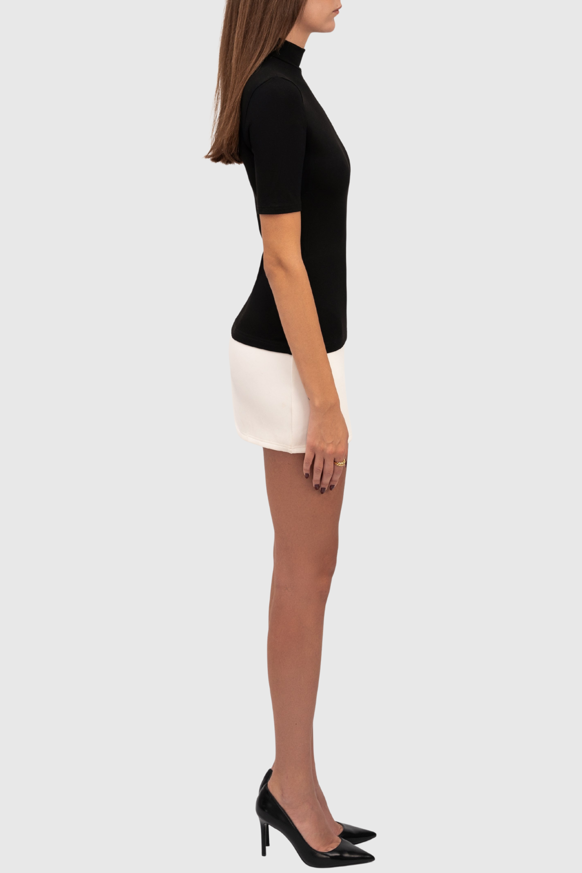 Danra Contrast Mini Dress