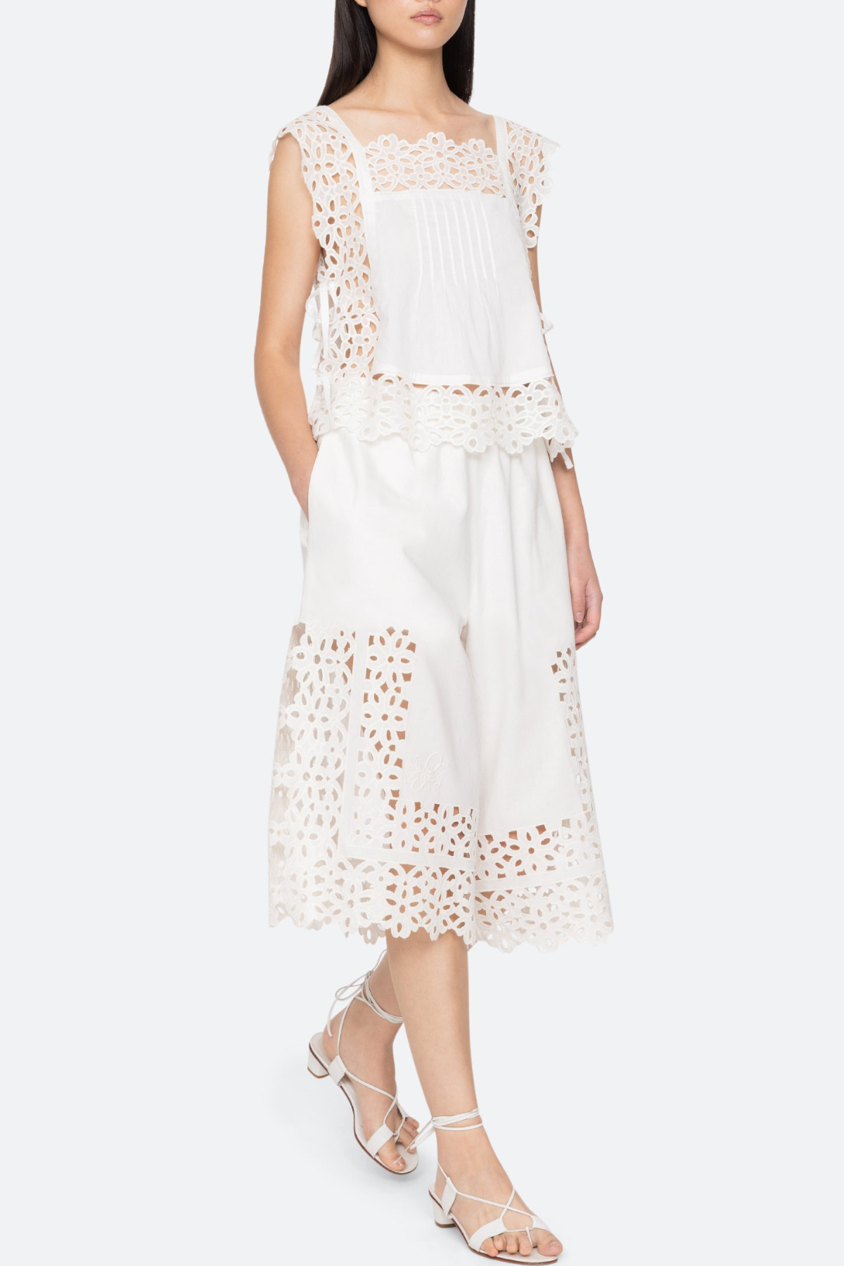 Dashiell Floral Eyelet Top