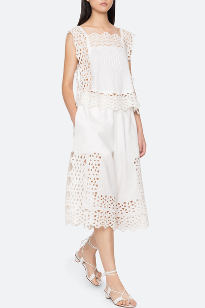 Dashiell Floral Eyelet Top