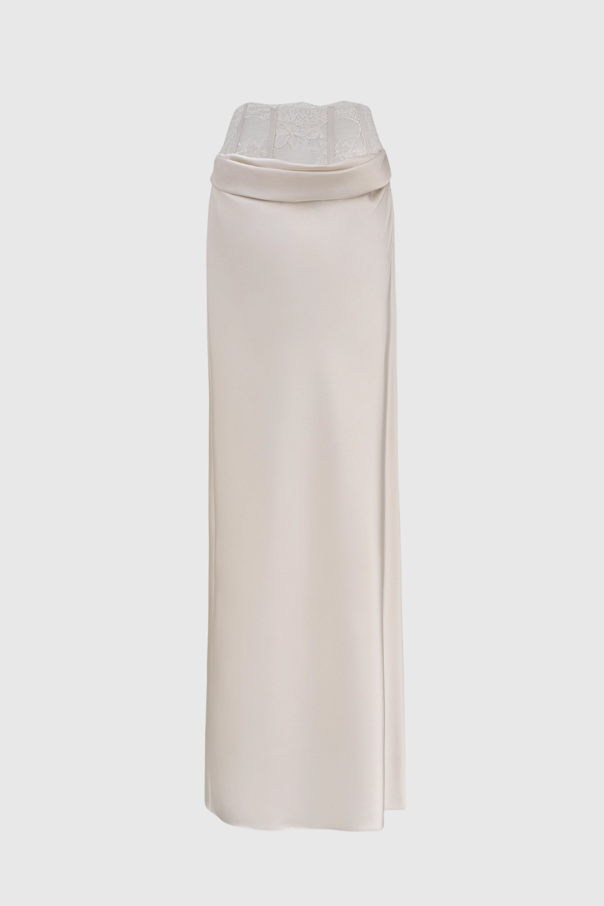 Dayia Lace Satin Maxi Skirt