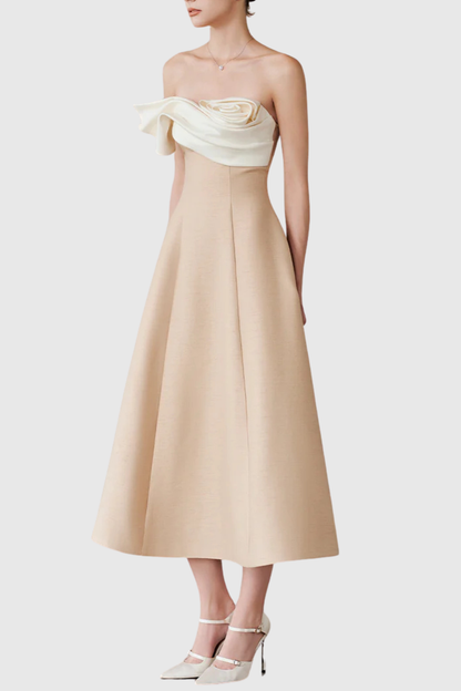 Daylona Floral Flared Midi Dress