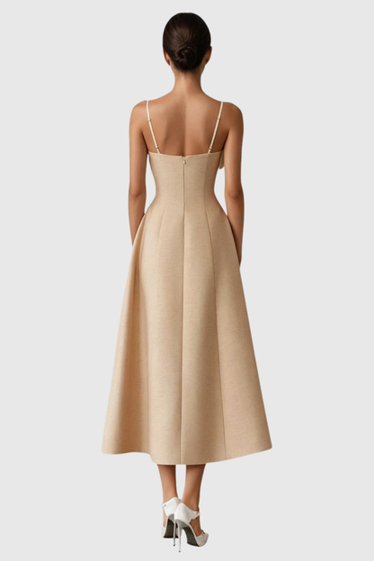 Daylona Floral Flared Midi Dress