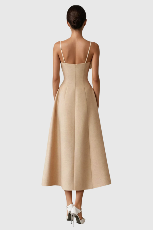 Daylona Floral Flared Midi Dress