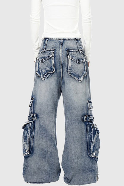 Elysia Cargo Jeans - Blue