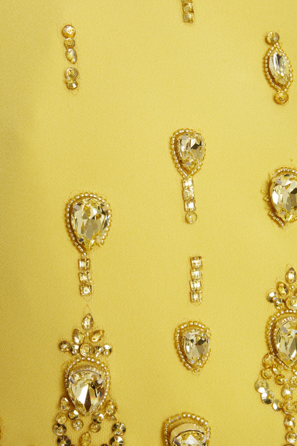 Deirda Diamante Embellished Two Piece Set - Yellow