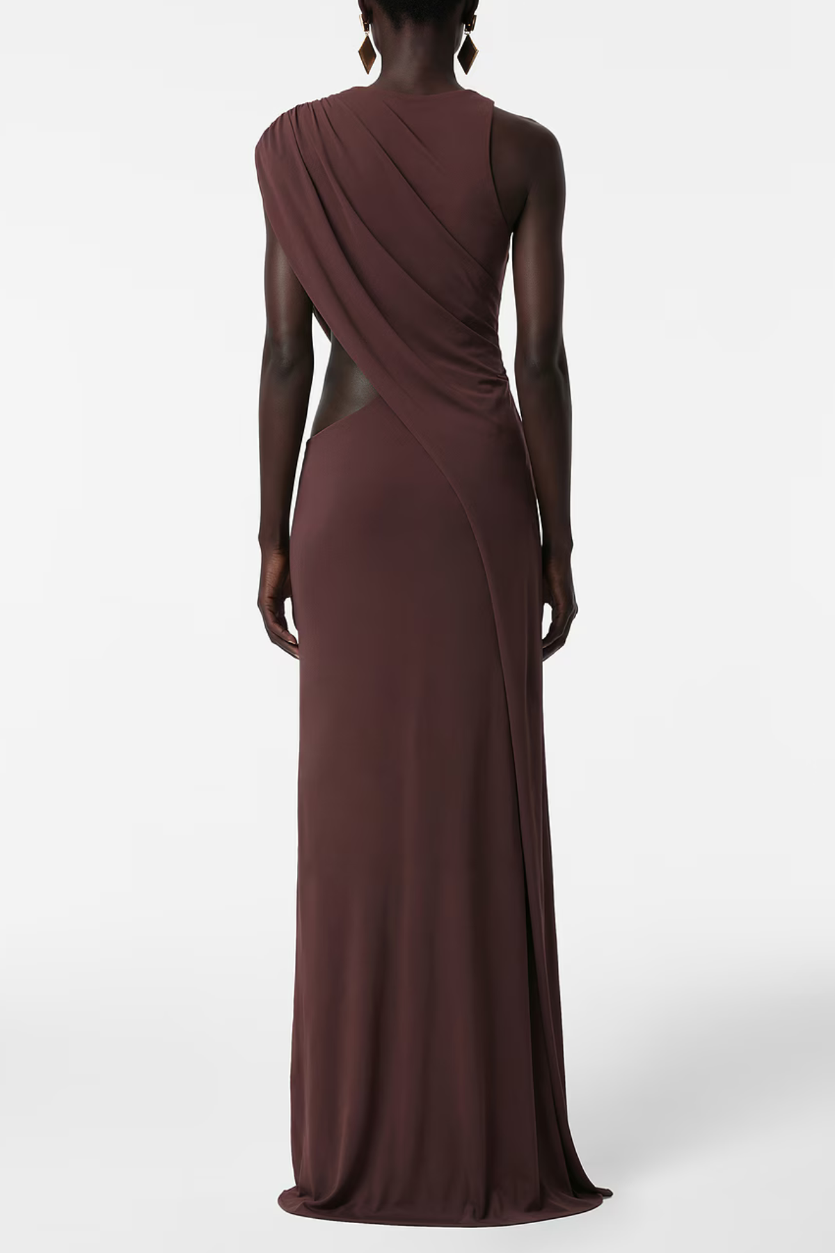 Deka Asymmetric Cutout Maxi Dress