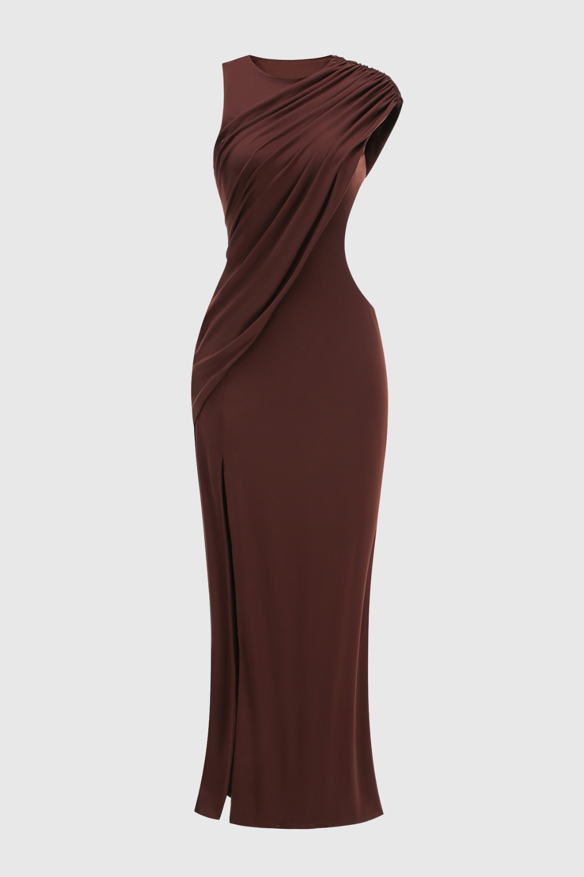 Deka Asymmetric Cutout Maxi Dress