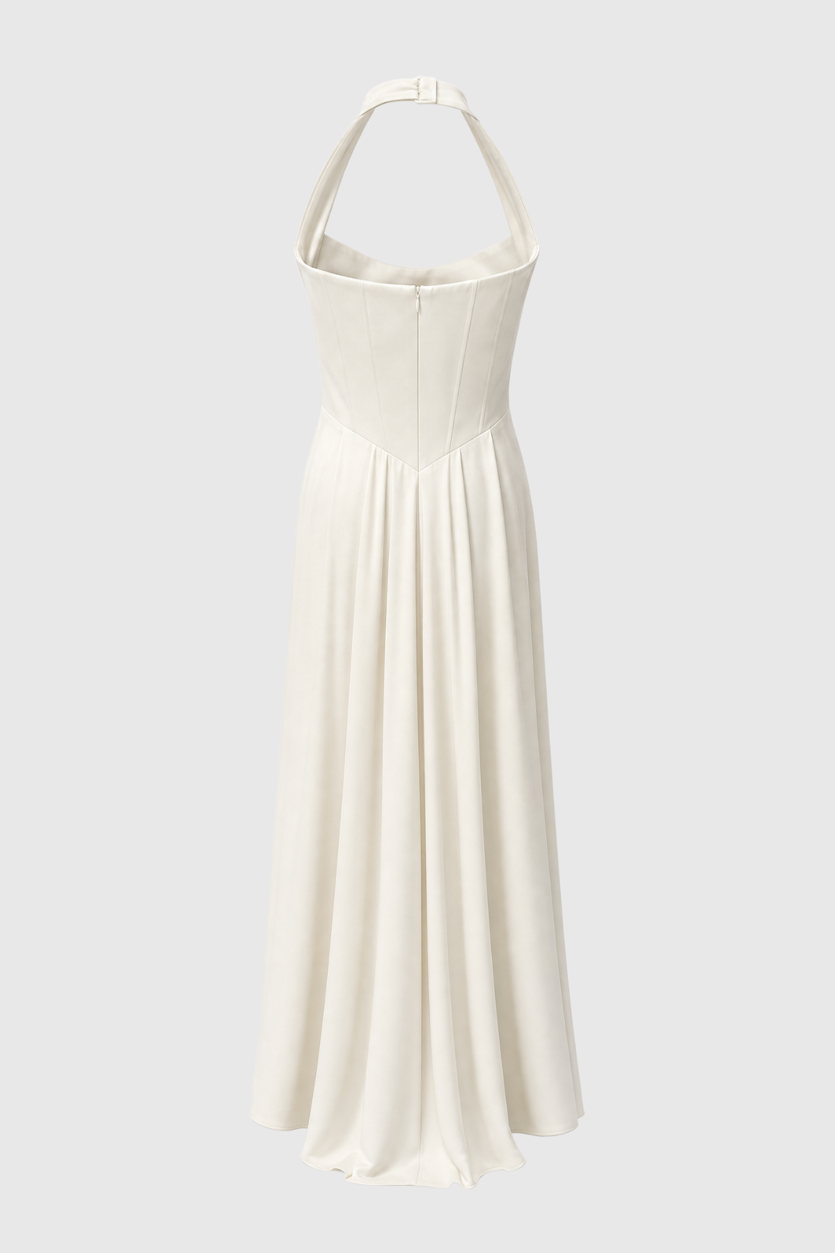 Devaia Halter Crystal Corset Maxi Dress