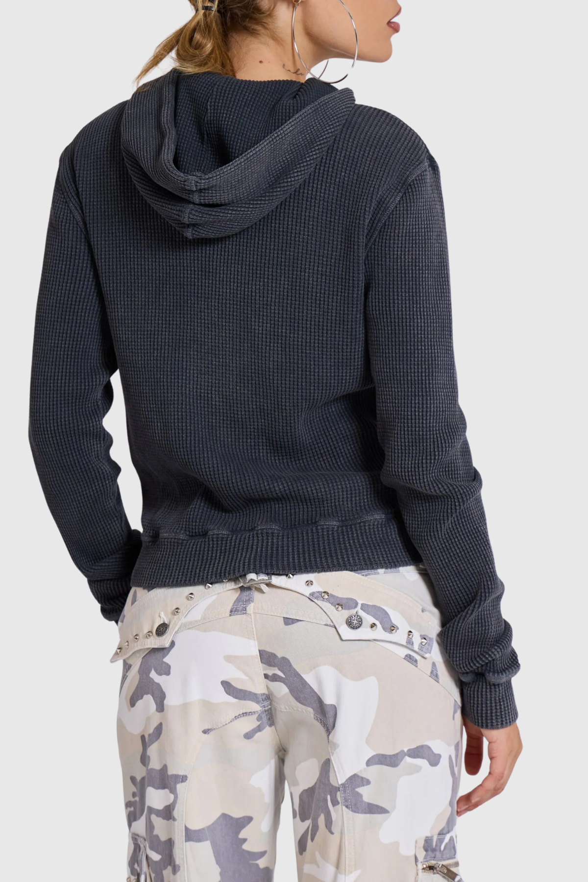 Dilara Waffle Hoodie