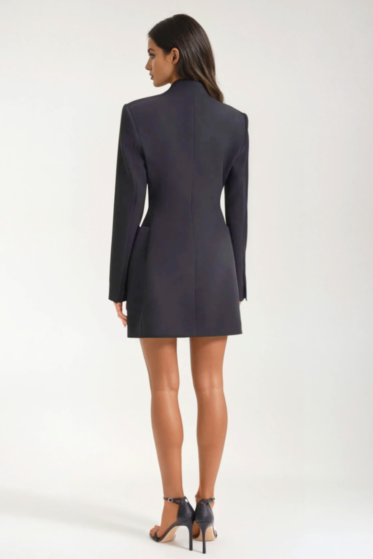 Dorian Buttoned Mini Blazer Dress