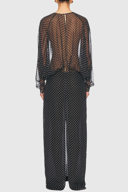 Dtrepa Polka Dots Maxi Dress