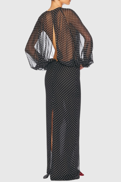 Dtrepa Polka Dots Maxi Dress