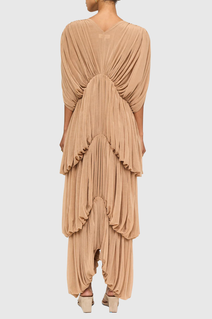 Dymphna Ruched Layer Maxi Dress