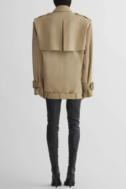 Ecrua Belted Trench Coat