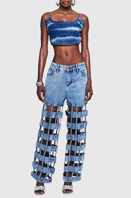 Ediela Cutout Jeans