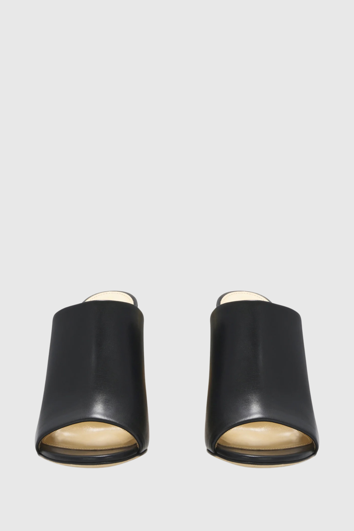 Editha Metal Spiral Mules - Black