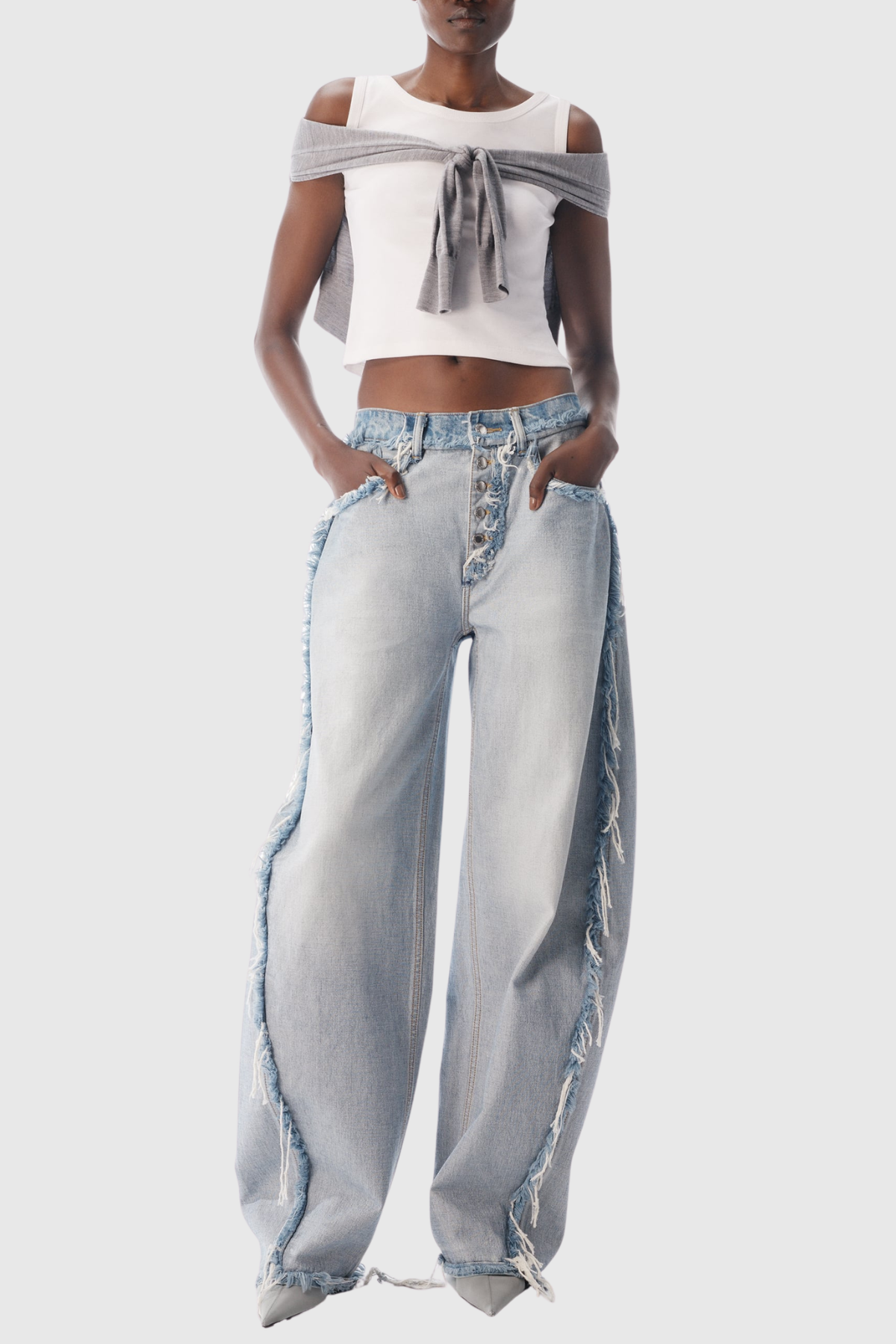 Effya Fringe Jeans