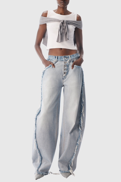 Effya Fringe Jeans