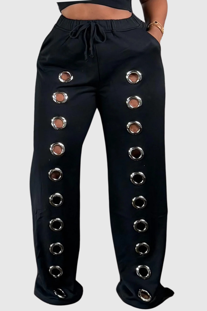 Eianne Eyelets Top & Pants Set