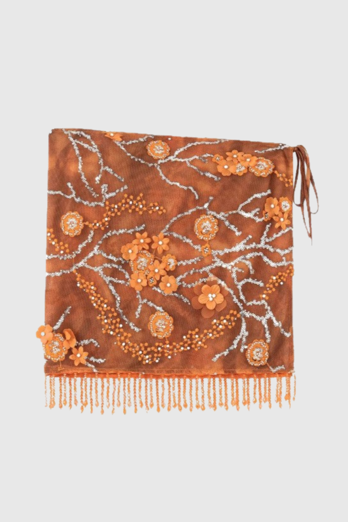 Einlay Floral Beaded Tassel Bikini