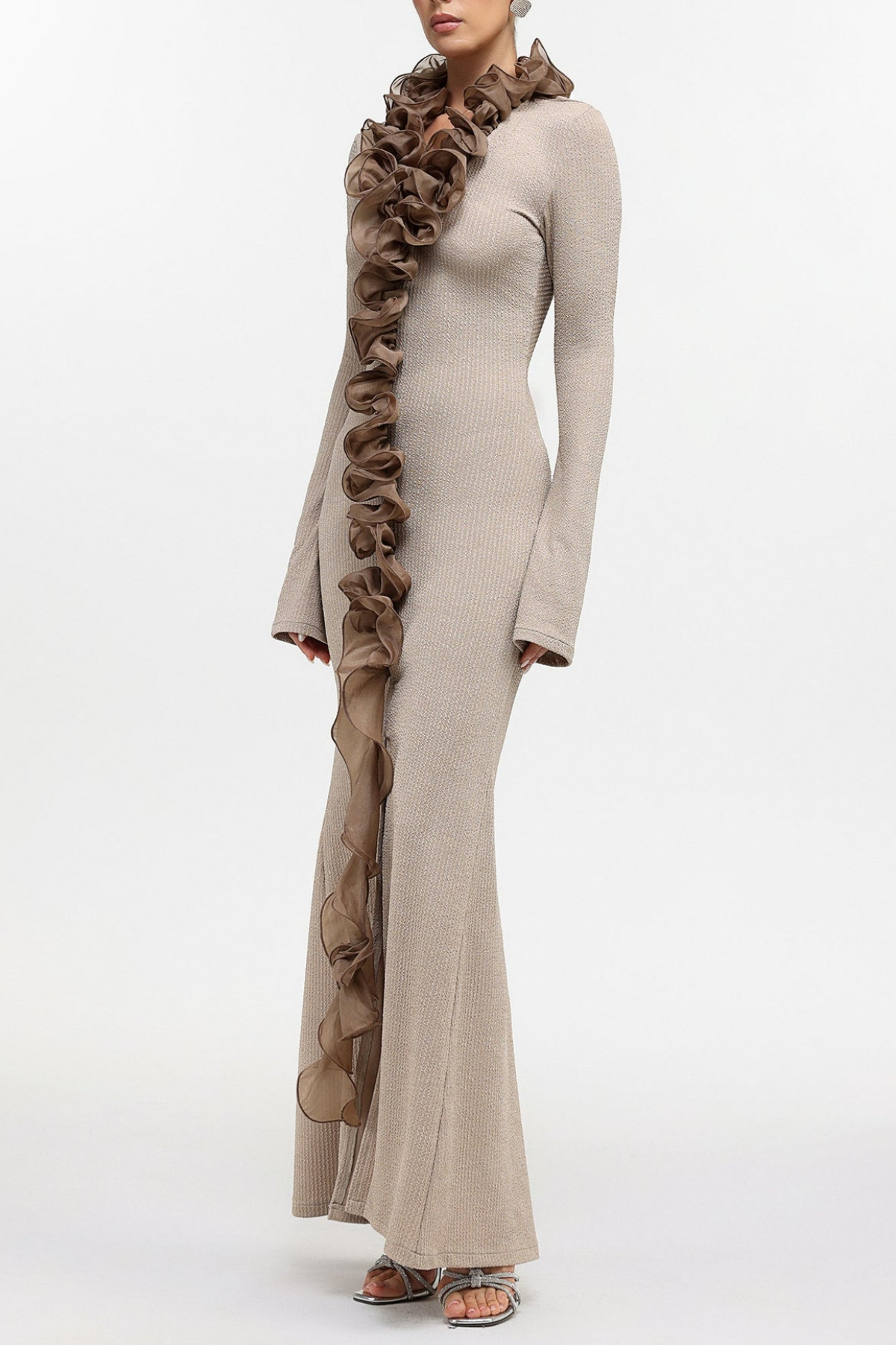 Elettra Ruffle Maxi Dress