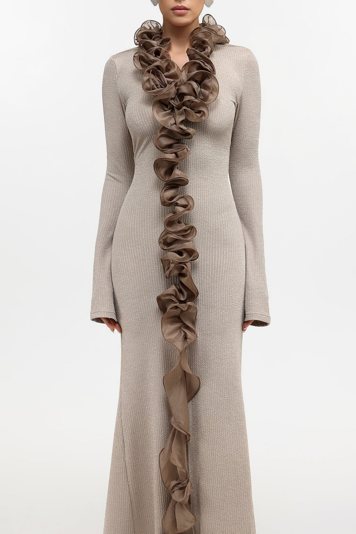 Elettra Ruffle Maxi Dress