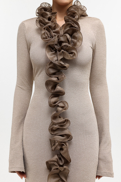Elettra Ruffle Maxi Dress