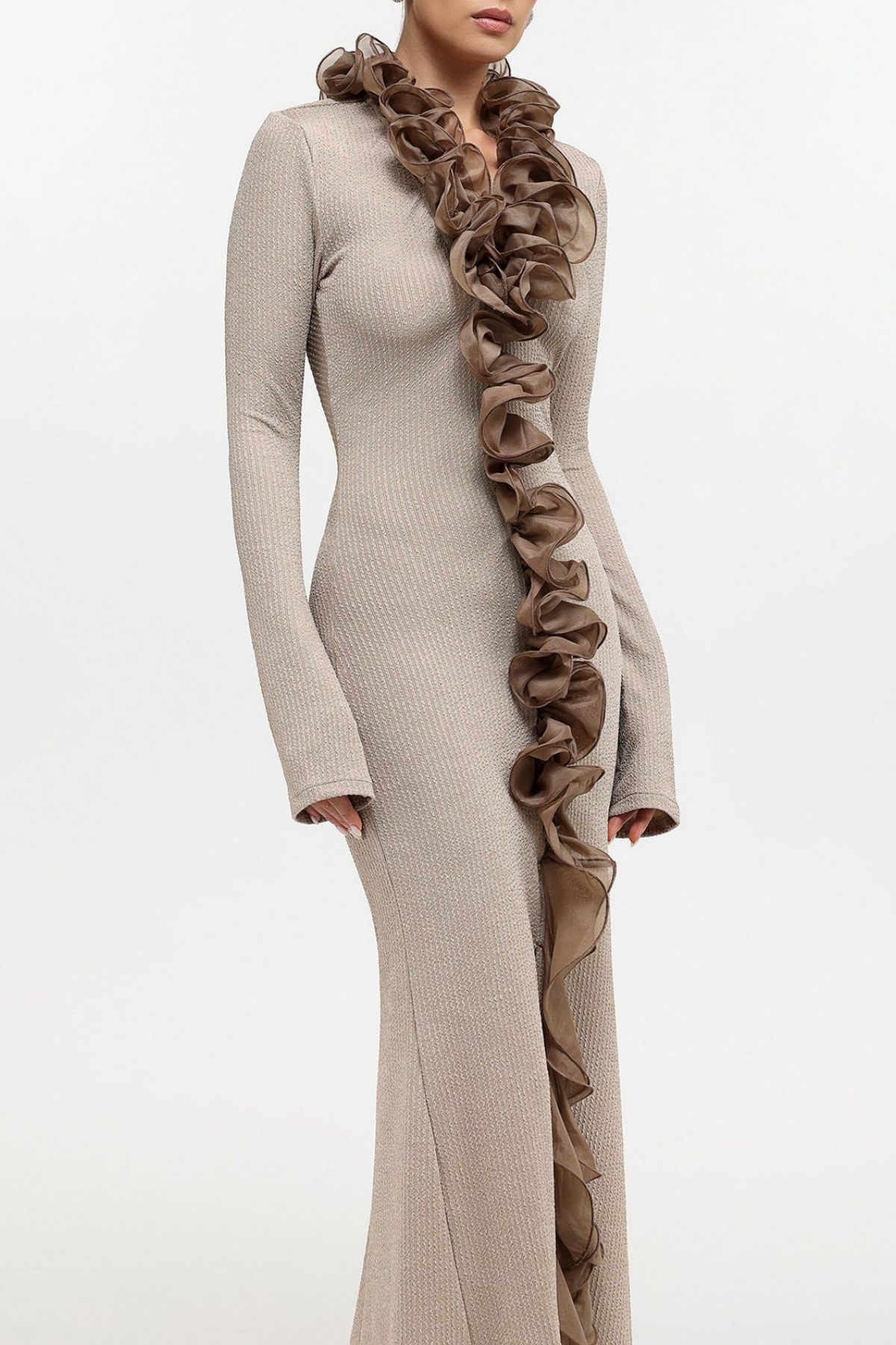 Elettra Ruffle Maxi Dress