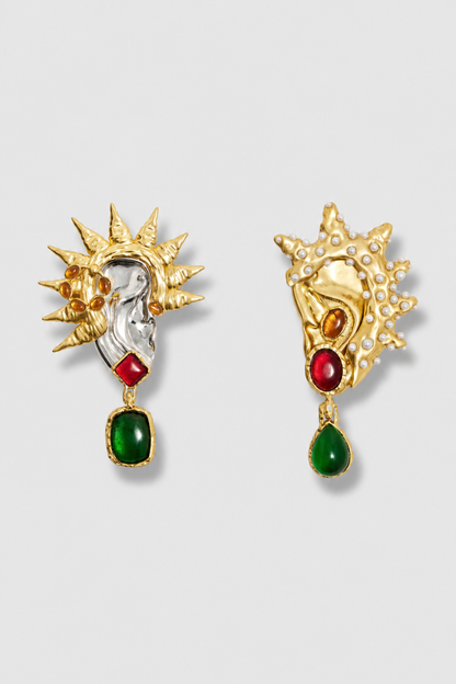 Elinor Asymmetric Earrings