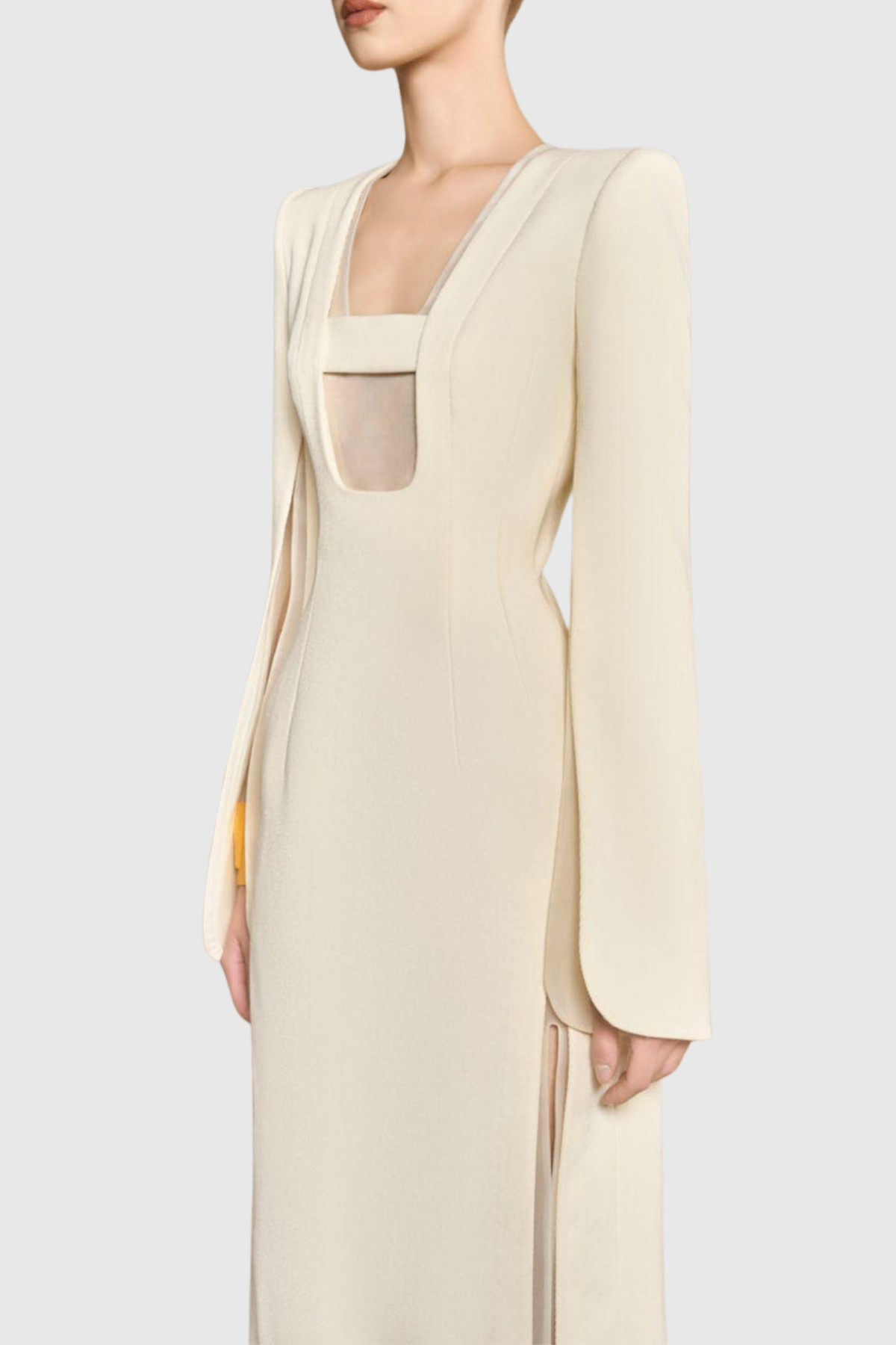 Elyra Split Sleeve Midi Dress