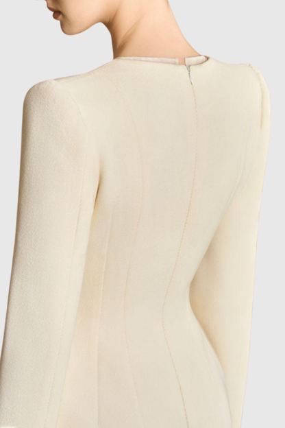 Elyra Split Sleeve Midi Dress