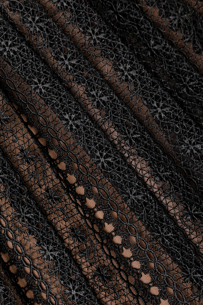 Emilo Crystal Embellished Lace Top