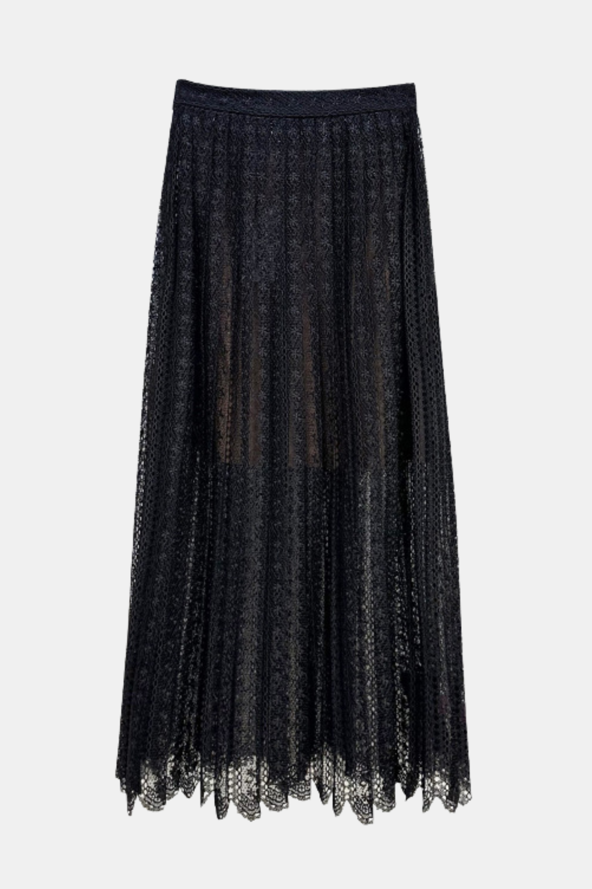 Emilo Crystal Embellished Lace Top