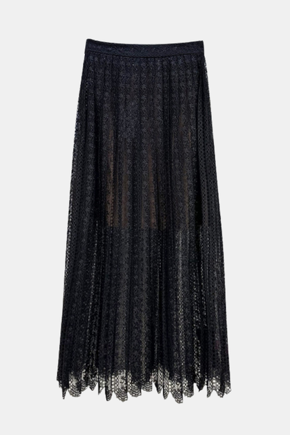 Emilo Crystal Embellished Lace Top