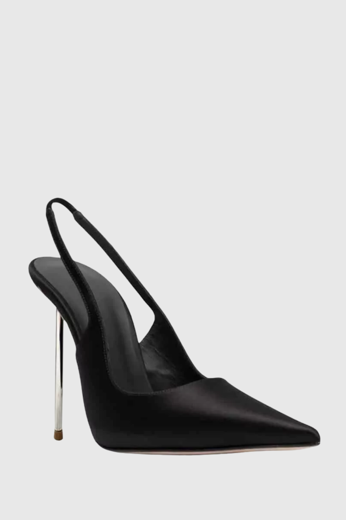 Emral Leather Slingback Steel Heels